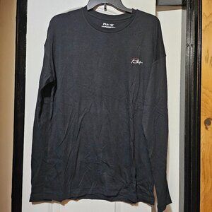 Fila Heritage Men's Logo Back Long Sleeve Tee